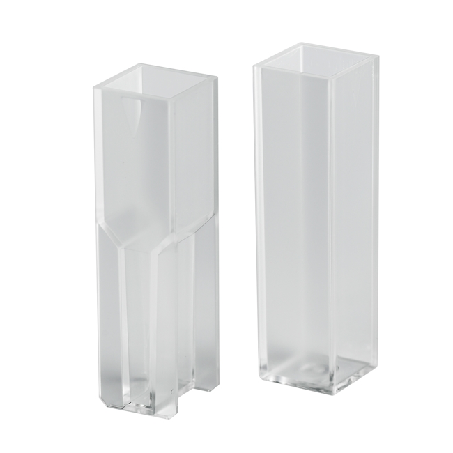 Cuvettes semi-micro Solvent Resistant